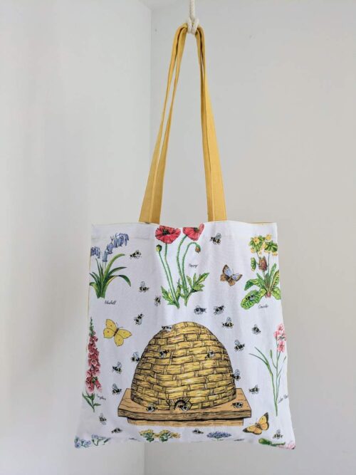Beehive Floral Tote