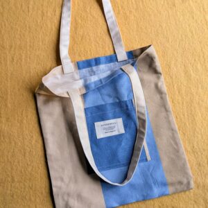 Blue Striped Eco Tote