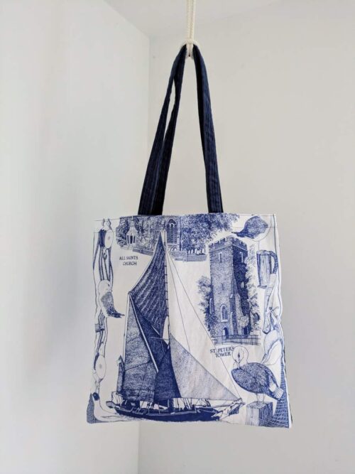 Yacht Tote Corduroy back