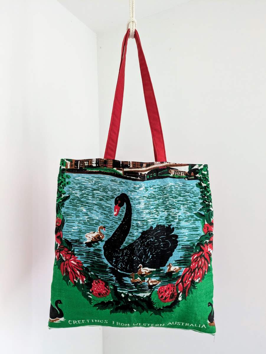 Black Swan Tote Back