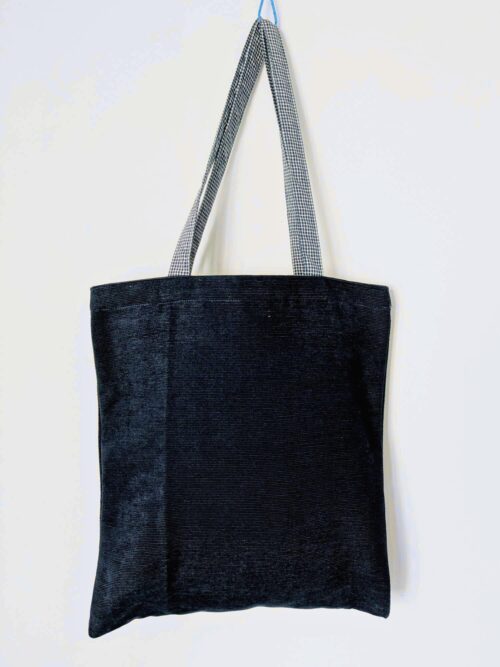 Courdroy Check Tote Pocket