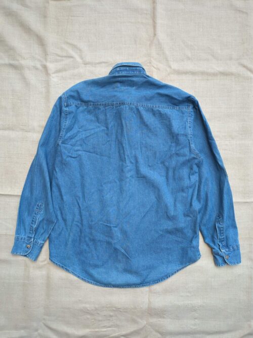 Denim Sashiko Shirt Back
