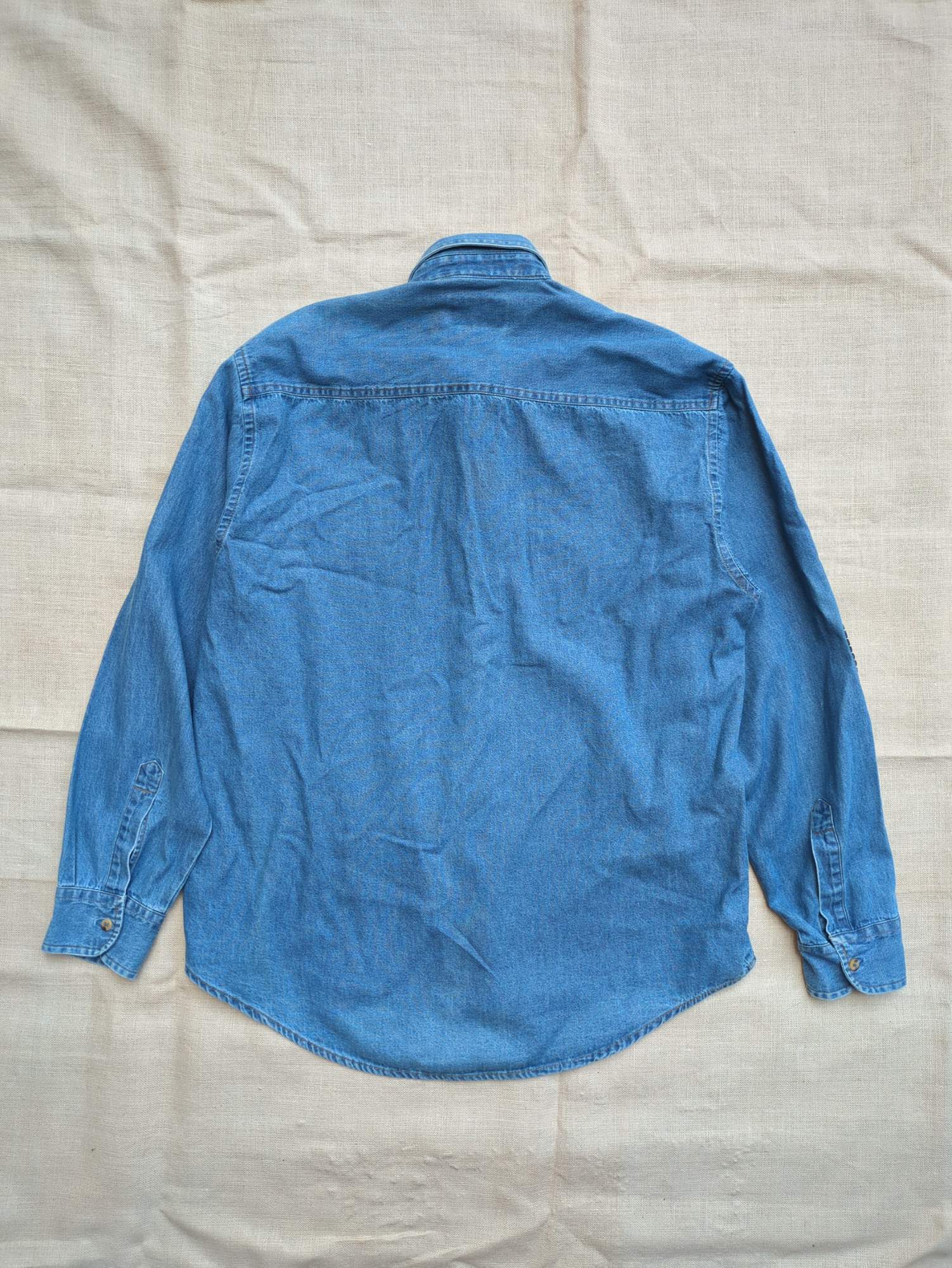 Denim Sashiko Shirt Back